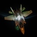 F-35 Lightning II aircraft fly nighttime mission over CENTCOM AOR