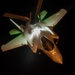 F-35 Lightning II aircraft fly nighttime mission over CENTCOM AOR