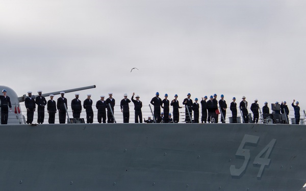 USS Curtis Wilbur returns to San Diego