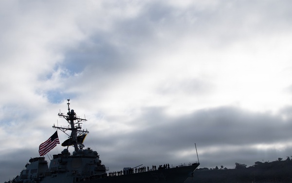 USS Curtis Wilbur returns to San Diego