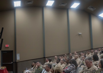 Adm. Brad Cooper, Speaks at a Commander’s summit for Commander, Navy Surface Force Atlantic
