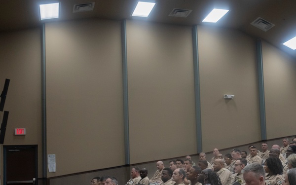 Adm. Brad Cooper, Speaks at a Commander’s summit for Commander, Navy Surface Force Atlantic