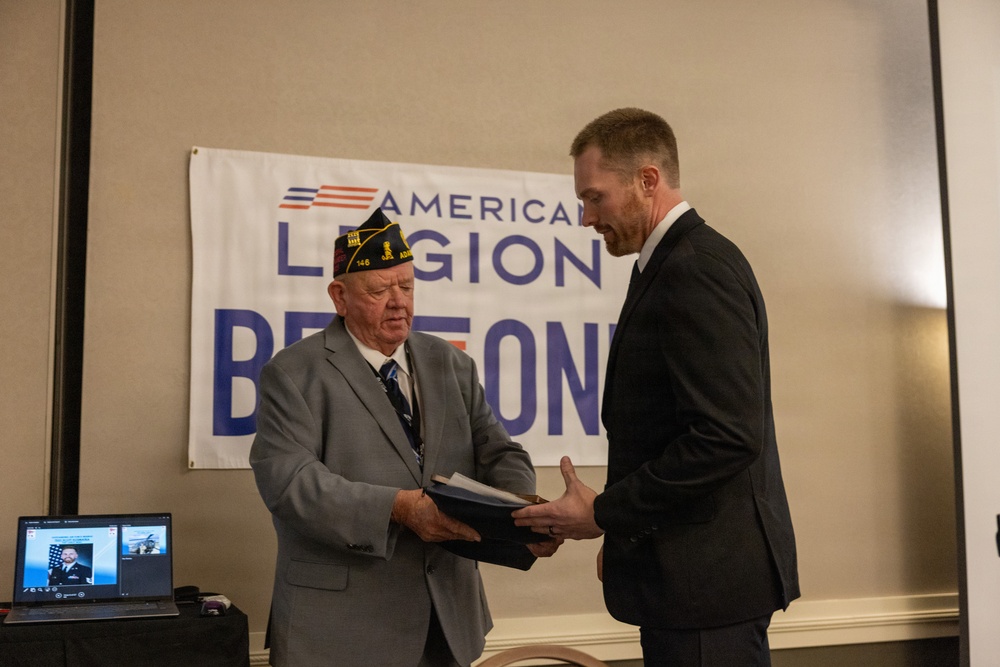 Service beyond the uniform: Minnesota National Guard Soldiers honored by American Legion