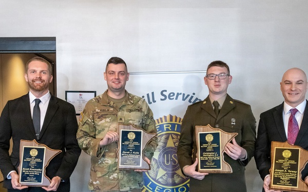 Service beyond the uniform: Minnesota National Guard Soldiers honored by American Legion