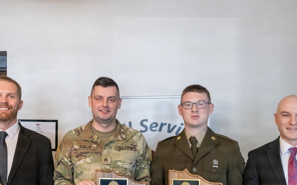 Service beyond the uniform: Minnesota National Guard Soldiers honored by American Legion