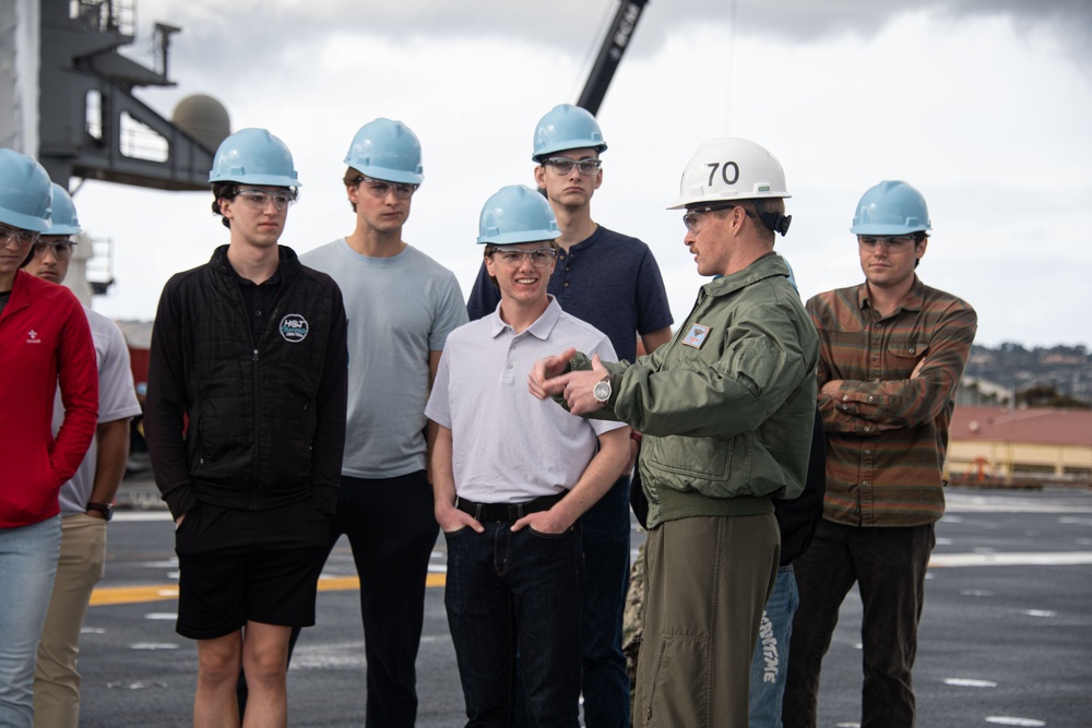 USS Carl Vinson (CVN 70) hosts nuclear propulsion officer candidates