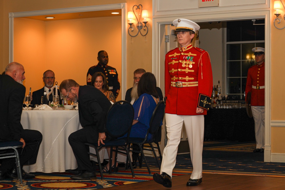 Barracks Marines Support the Camp David 250th Marine Corps Birthday Ball