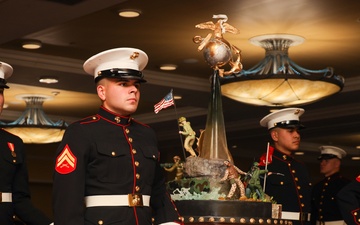 Barracks Marines support the Camp David 250th Marine Corps Birthday Ball