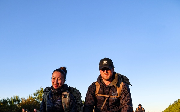 95th Civil Affairs Brigade (Special Operations) (Airborne) Soldiers and Families Conduct Charity Ruck March
