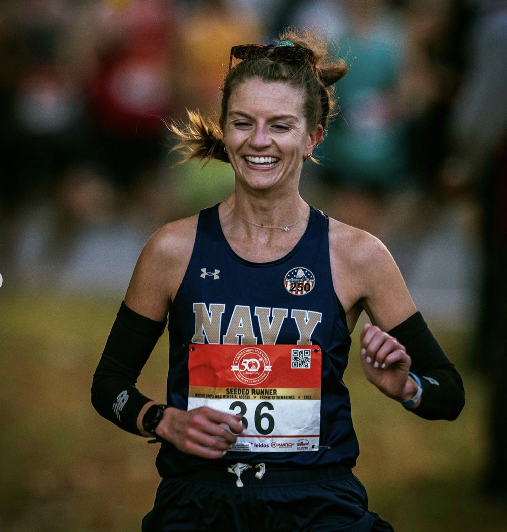 Navy Medicine Resident Leads Women's Marathon Team to Victory at Armed Forces Championship