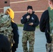 95th Civil Affairs Brigade (Special Operations) (Airborne) Chaplain Encourages the Formation Before a Charity Ruck March