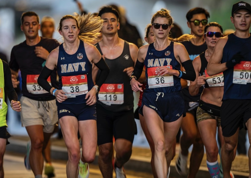 Navy Medicine Resident Leads Women's Marathon Team to Victory at Armed Forces Championship