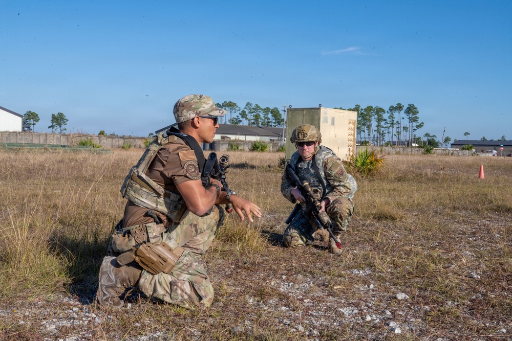 23 Combat Air Base Squadron conducts force to force training