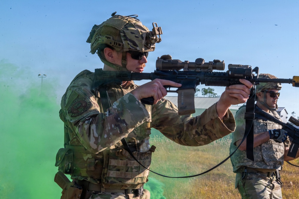 23 Combat Air Base Squadron conducts force to force training