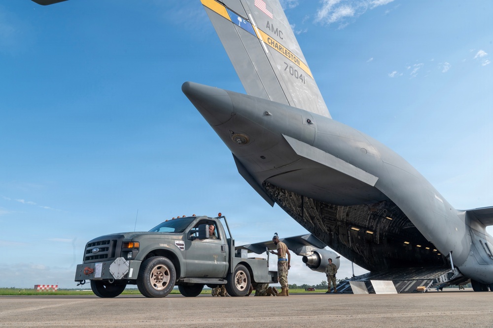 SCANG prepares equipment for exercise Relámpago in Colombia