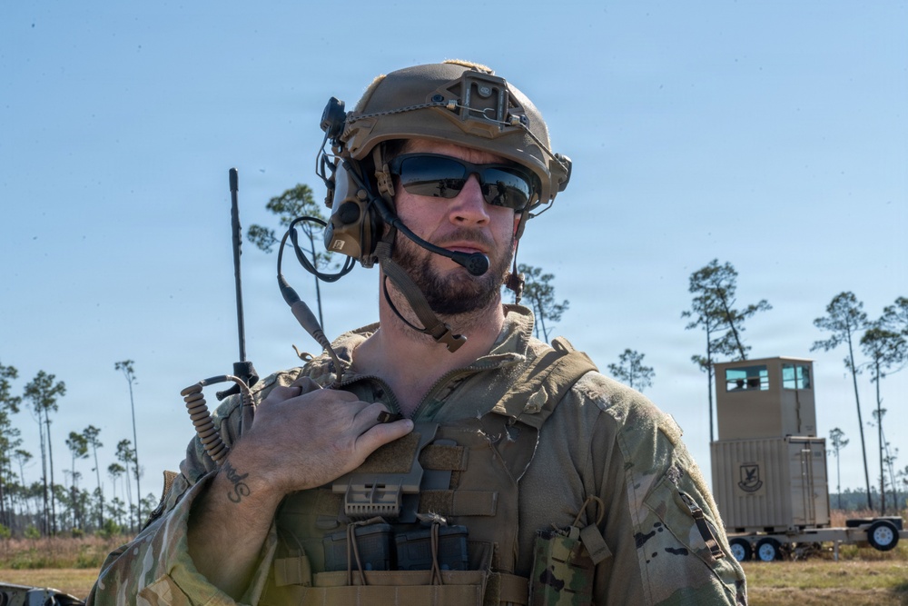 Defenders safeguard the mission during Mosaic Tiger 26-1 patrol operations