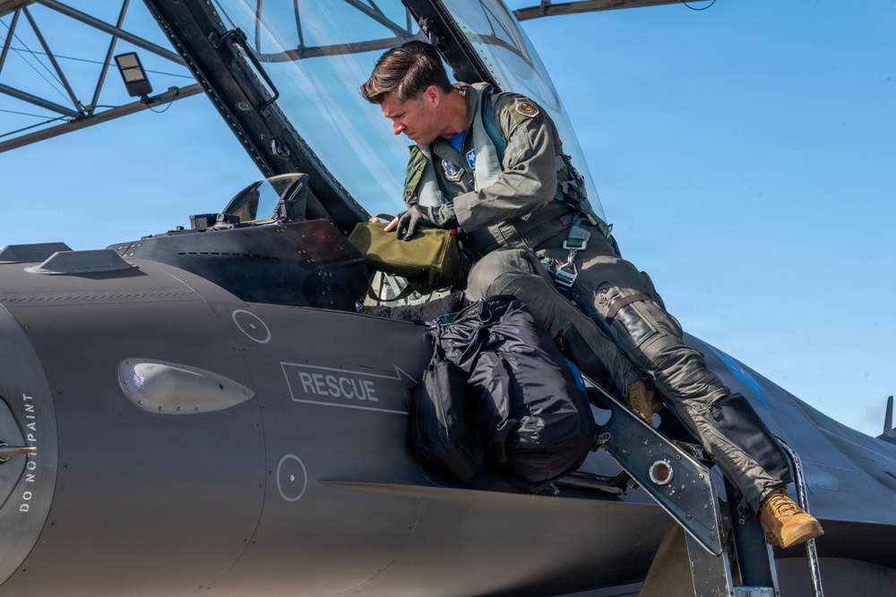 South Carolina F-16s Depart for Exercise Relámpago