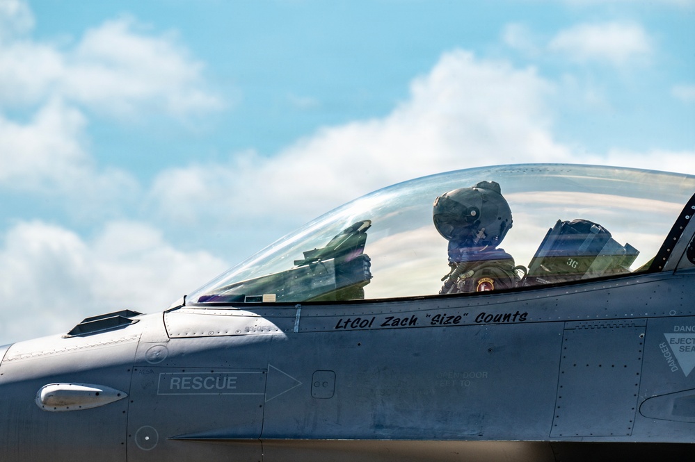 South Carolina F-16s Depart for Exercise Relámpago