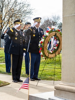 Fort Knox general officer honors President Zachary Taylor with annual wreath laying