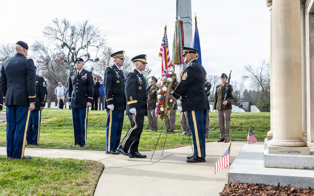 Fort Knox general officer honors President Zachary Taylor with annual wreath laying