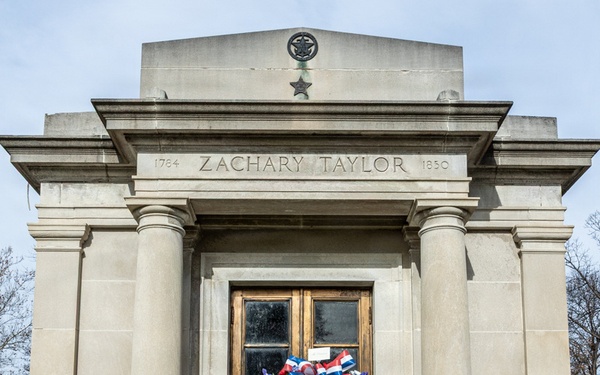 Fort Knox general officer honors President Zachary Taylor with annual wreath laying