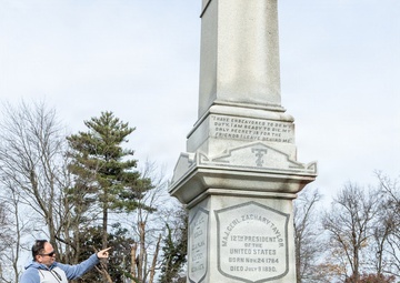 Fort Knox general officer honors President Zachary Taylor with annual wreath laying