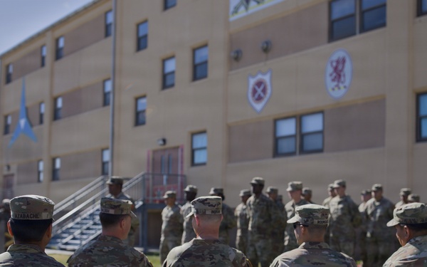 75th FA BDE Patching Ceremony