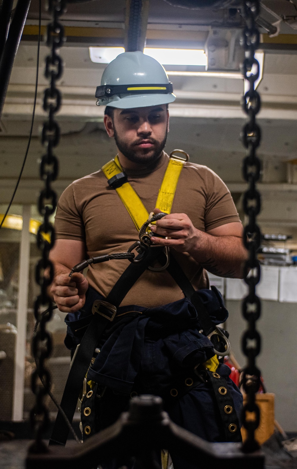 Ronald Reagan Sailors Conduct Maintenance
