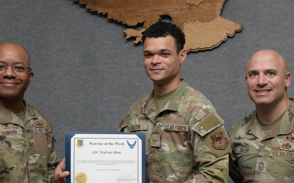 Warrior of the Week: A1C TraVon Allen
