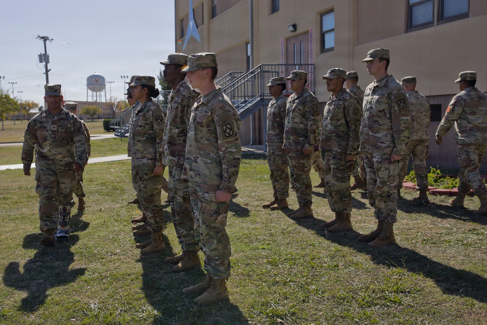 75th FA BDE Patching Ceremony