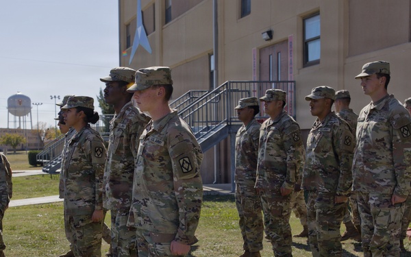 75th FA BDE Patching Ceremony