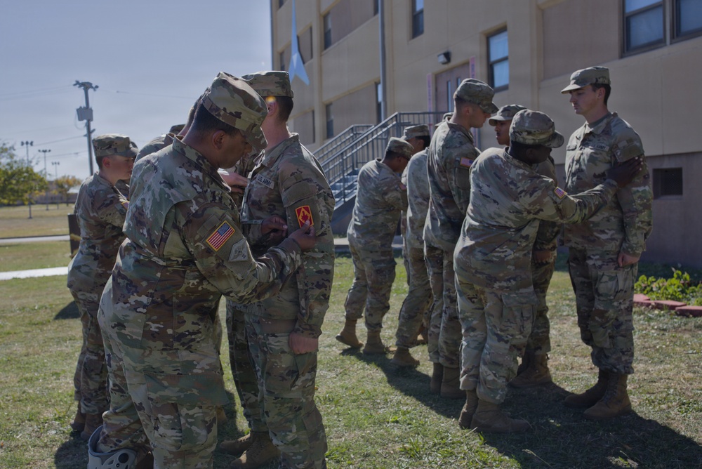 75th FA BDE Patching Ceremony