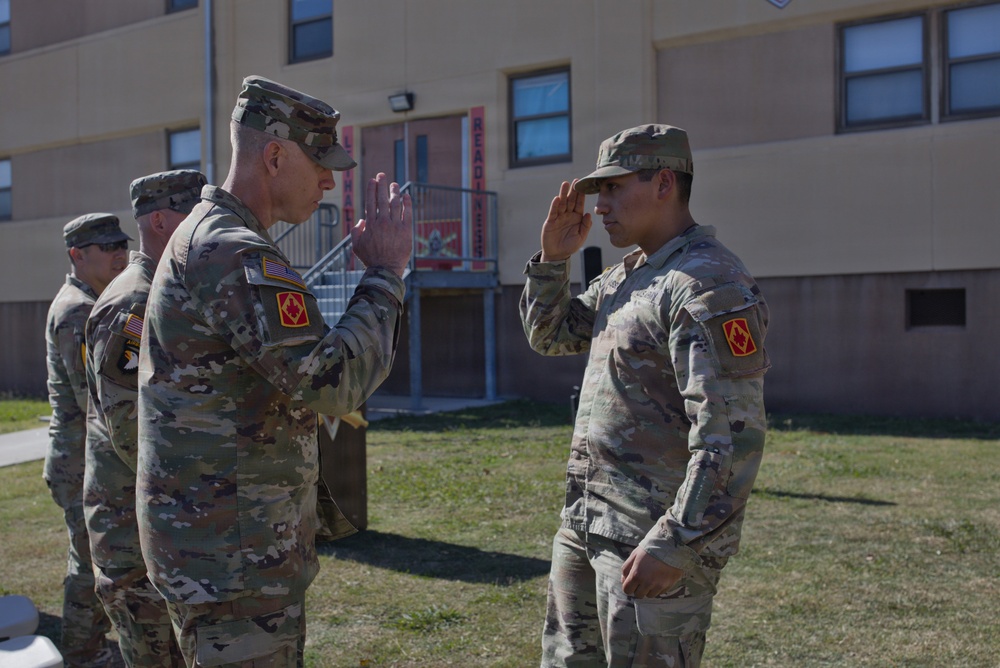 75th FA BDE Patching Ceremony