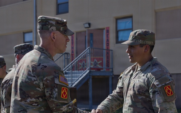 75th FA BDE Patching Ceremony