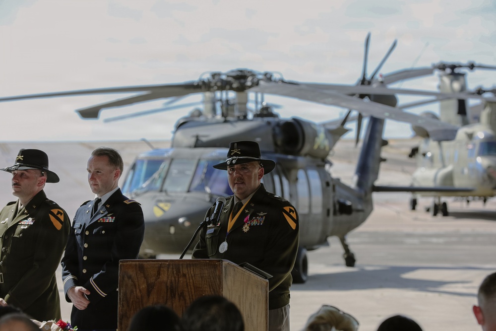Air Cav conducts Retirement Ceremony