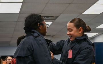 U.S. Space Force trainees receive newly designed service dress uniform