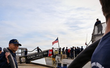 Coast Guard Cutter Tampa returns home after 67-day counterdrug patrol in the Eastern Pacific Ocean