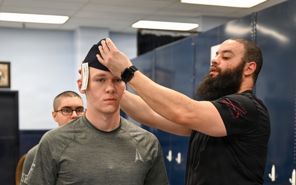 U.S. Space Force trainees recieve newly designed service dress uniform