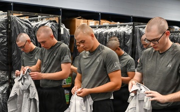 U.S. Space Force trainees receive newly designed service dress uniform