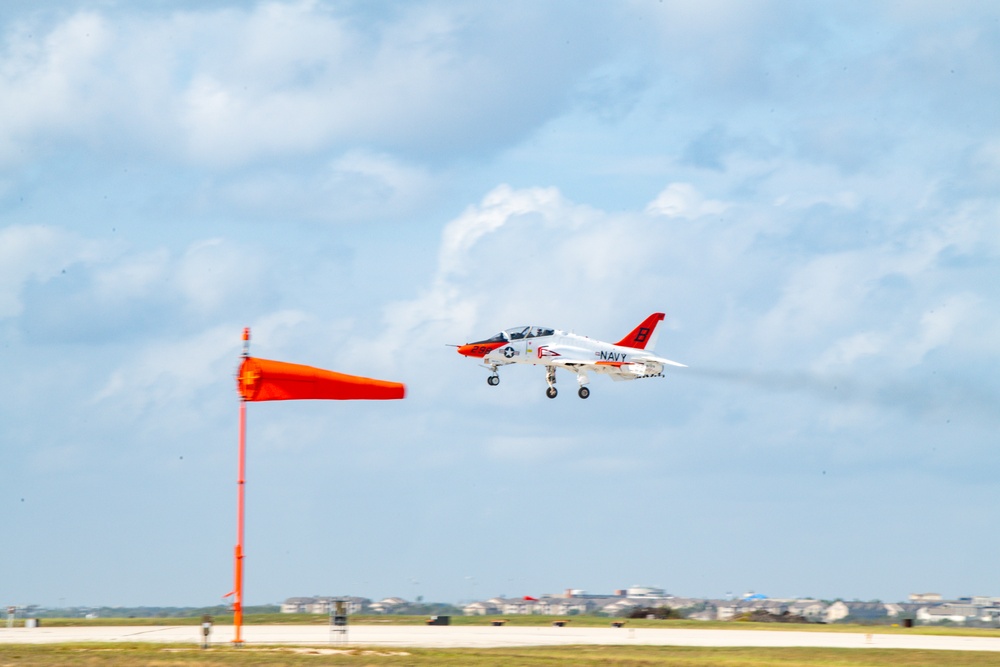 T-45 Flight Training Over South Texas