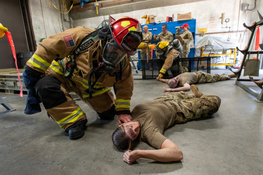169th Fighter Wing major accident response exercise