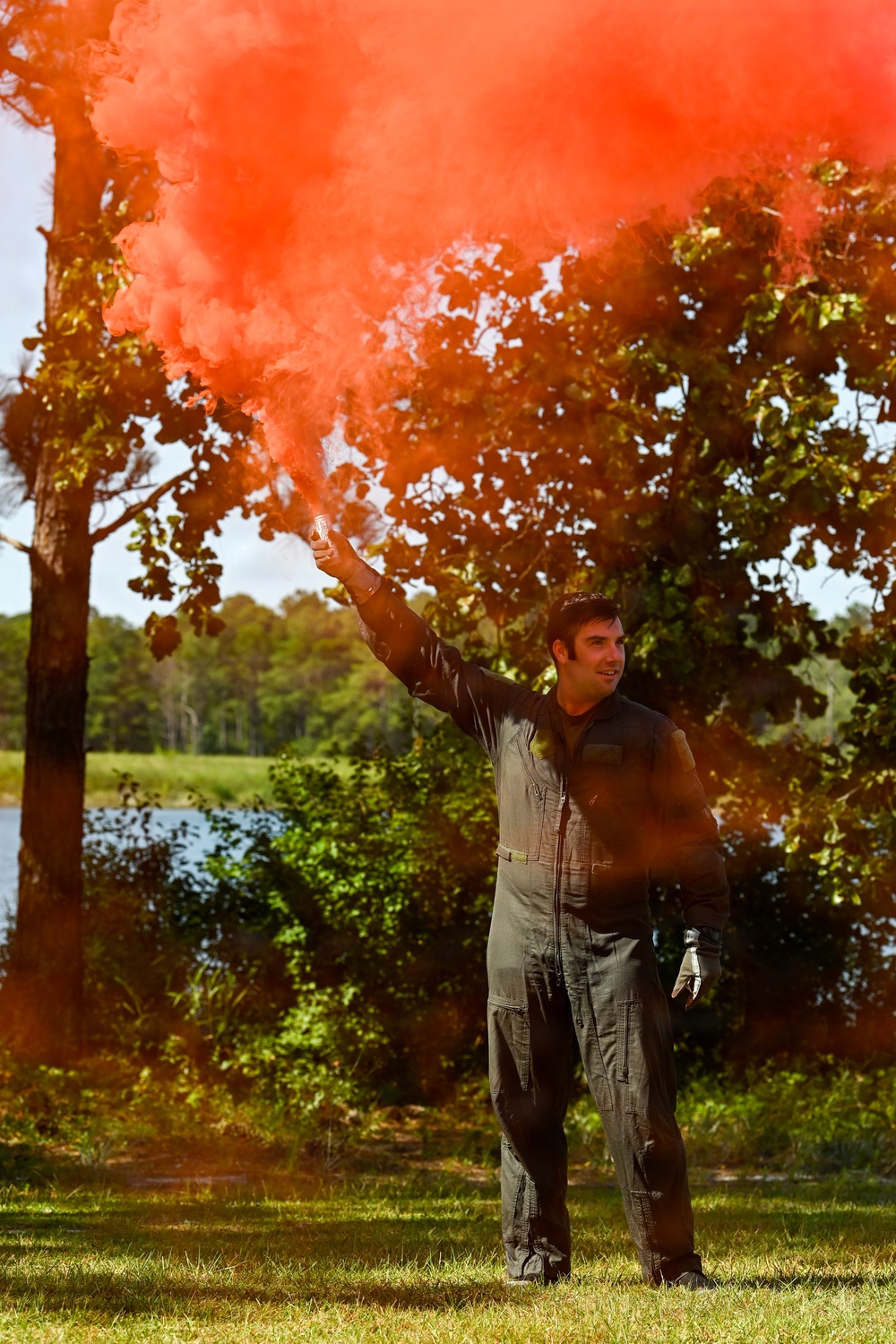 169th Operation Support Squadron water survival training