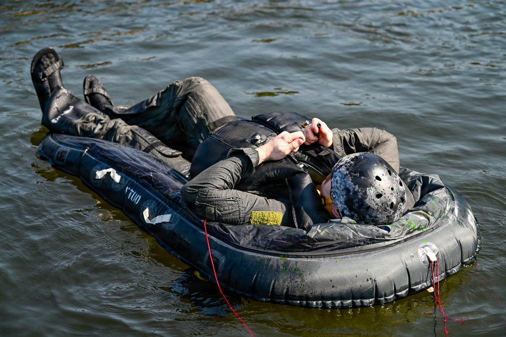 169th Operation Support Squadron water survival training