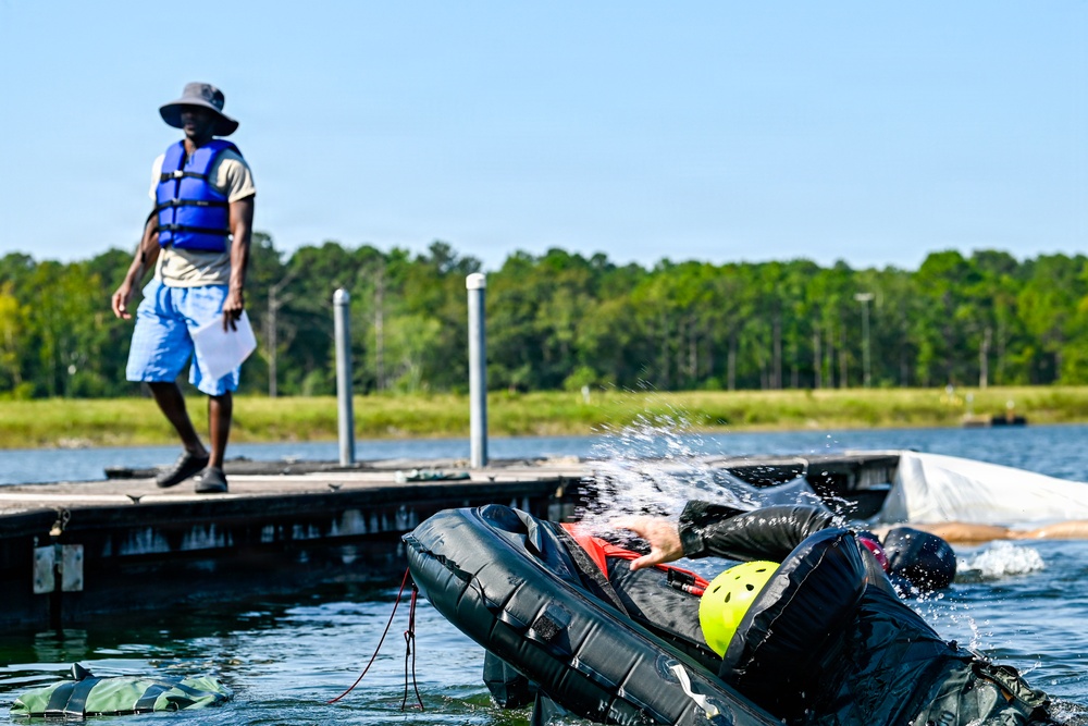 169th Operation Support Squadron water survival training