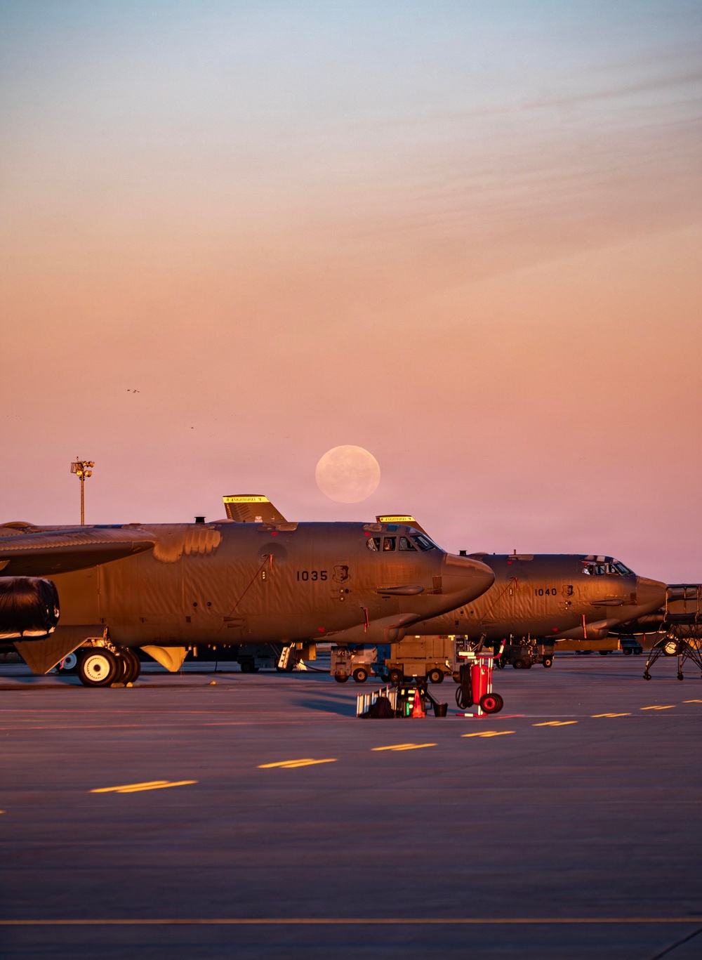 B-52s ready, day and night