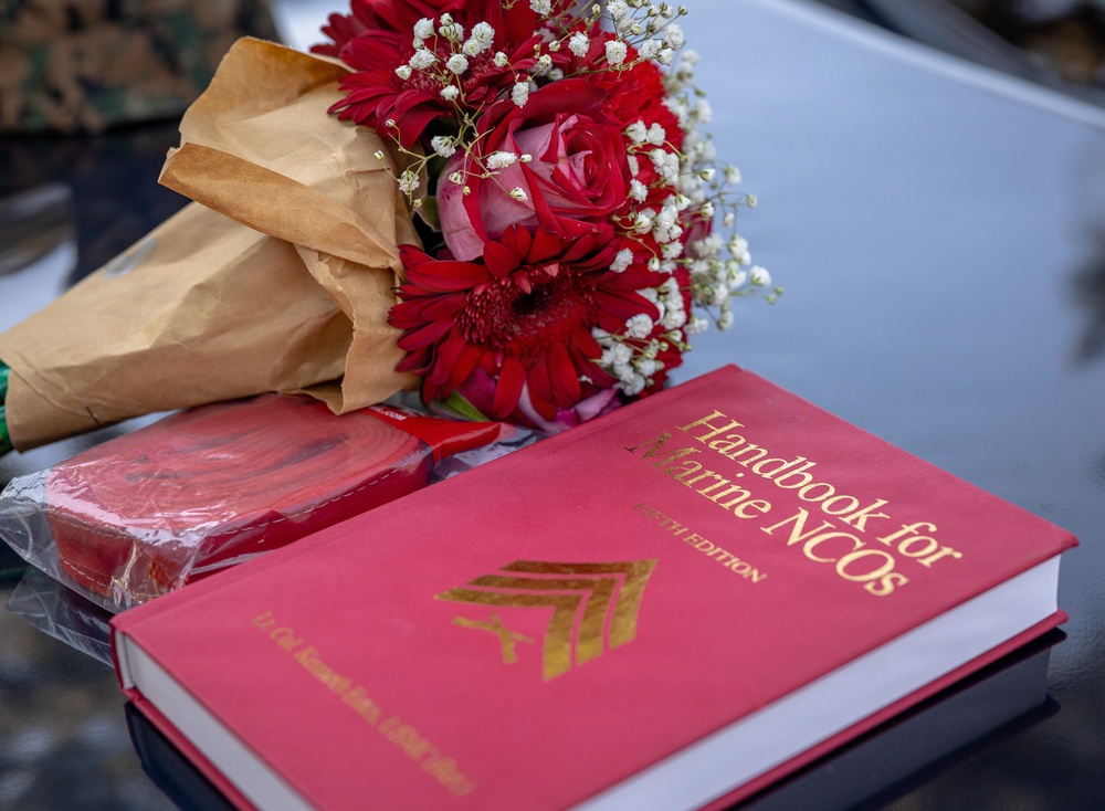 Cpl Renaud promotion ceremony