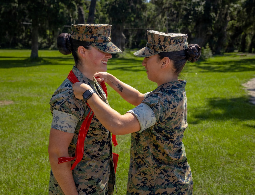 Cpl Renaud promotion ceremony