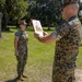 Cpl Renaud promotion ceremony