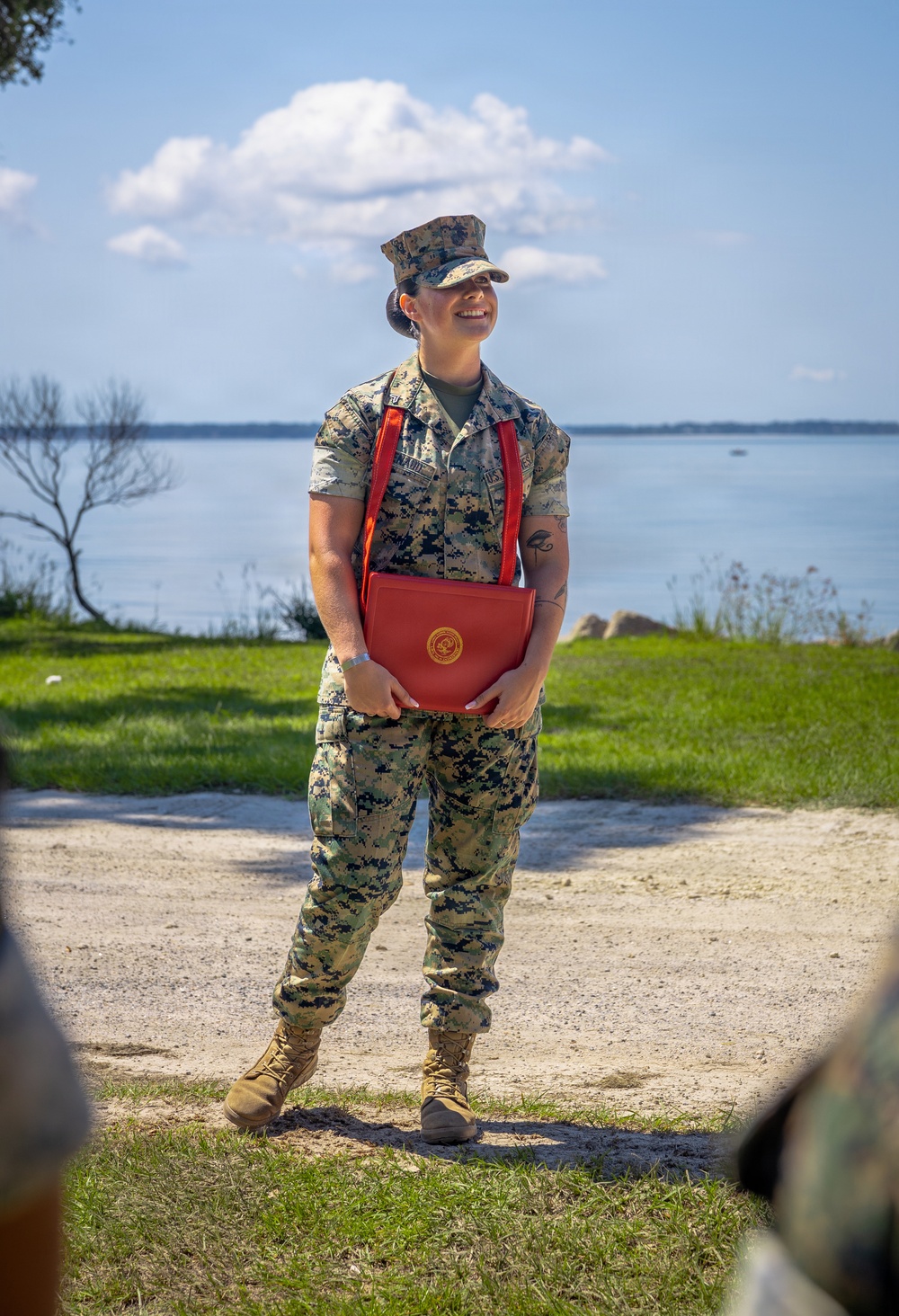 Cpl Renaud promotion ceremony