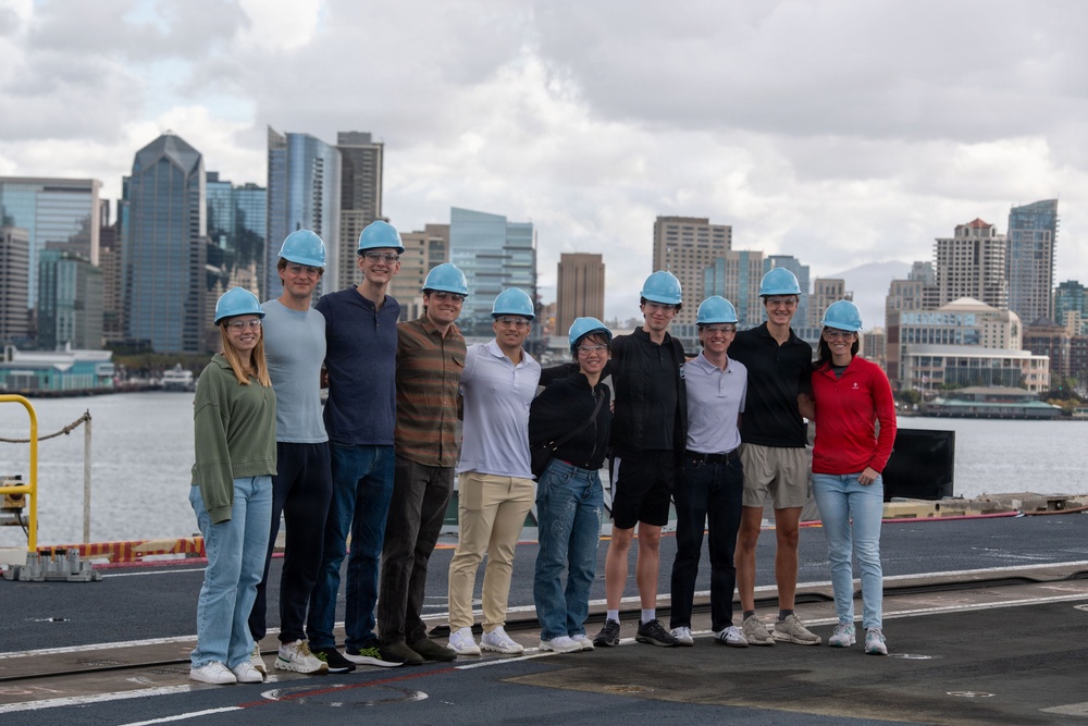 USS Carl Vinson (CVN 70) hosts nuclear propulsion officer candidates